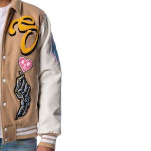 2025 nueva llegada chaqueta personalizable Letterman Premium botón clásico Vintage béisbol personalizado Varsity chaqueta logotipo personalizado - Product Image 5