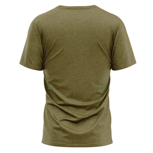 เสื้อยืดคอกลมแขนสั้นผู้ชายคุณภาพสูง ผ้าเจอร์ซีย์คอตตอน 100% น้ำหนัก 220 กรัม เนื้อผ้าทึบ ระบายอากาศได้ดี เป็นมิตรต่อสิ่งแวดล้อม ดีไซน์ล่าสุด สไตล์ลำลอง - Product Image 3