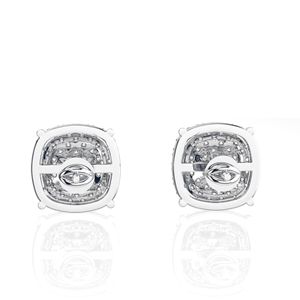 ต่างหูห่วงทรงกลมสีเหลืองทองแฟนซีน่ารักสำหรับผู้หญิง - Product Image 3