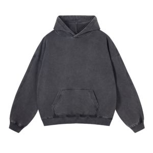 Sweat-shirts à capuche personnalisés pour hommes, style streetwear oversize, sweats à capuche unis de haute qualité, fabricant de sweats à capuche adaptés - Product Image 6
