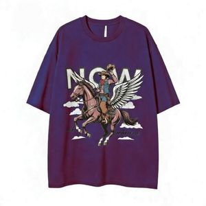 Camiseta Gráfica Extra Grande Personalizada para Hombre, Estilo Casual Urbano, de Algodón Estampado, Manga Corta, Corte Holgado, Moda de Verano, Estilo Moderno - Product Image 2