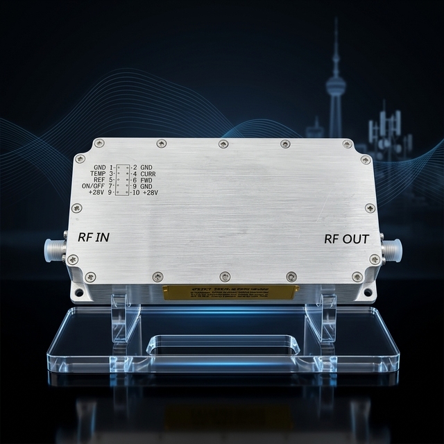 High Quality GaN Broadband Power Amplifier 1000-2000MHz 200W Output 53dB Gain High Efficiency RF Amplifier for Radar Systems