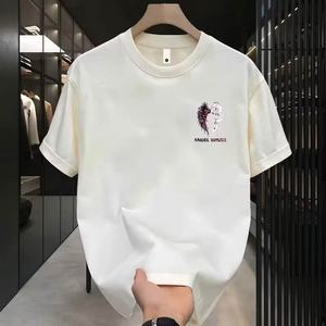 Camiseta de Manga Corta Casual para Hombre, Nueva Colección 2025, Verano, Algodón Puro, Marca Moderna, Versátil - Product Image 5