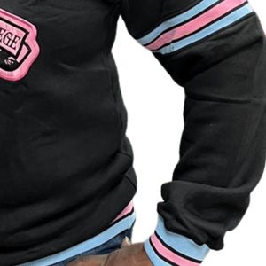 Sudadera Negra Personalizada Sigma Gamma Rho para Mujer, Sudadera con Cuello Redondo para Hermandad Griega, Forro Polar Cálido, Ropa Casual de Calle, Logotipo Personalizado - Product Image 2
