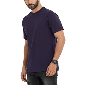 Camiseta Básica para Hombre, 100% Algodón, Tejido de Punto Blanco Premium - Product Image 2