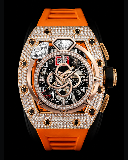 Factory Direct Full Moissanite Diamond Watch Men Luxury VVS Stone Automatic Wristwatch