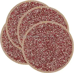 Seed Bead Placemat Table Decor New Design Table Palcemat Direct from Factory Glass Beaded Placemat from India