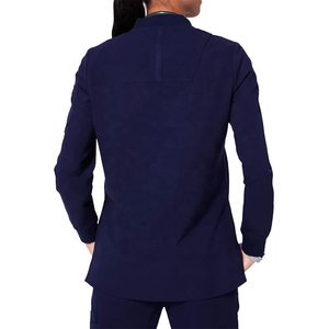 Uniformes Médicos Unisex, Chaqueta de Enfermería Cómoda con Cierre, Uniformes de Enfermera para Mujer, Uniformes de Hospital para Verano - Product Image 2