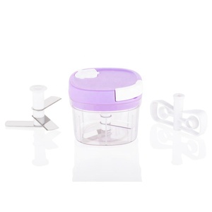Processore per aglio a cipolla e aglio a mano pratico Mini Cutter da cucina resistente per uso portatile - Product Image 5