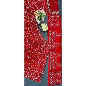 Trending Polyester Lehenga Choli & Dupatta Set with <b>Sequins</b> Embroidery Work for Weddings - Product Image 5