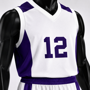 Uniforme de Baloncesto con Logotipo Personalizado OEM ODM de Alta Calidad Directo de Fábrica, Jersey Deportivo Transpirable, Resistente a la Humedad y Duradero - Product Image 6