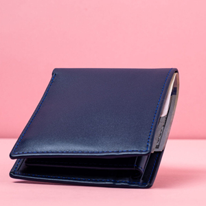 Leather <b>Wallet</b> Men Blocking Slim Bifold Durable Genuine Leather <b>Long</b> Polyester for Business Professionals Wholesale - Product Image 6