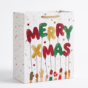 Coated Paper Luxury Christmas Gift <b>Bag</b> with Custom Size Printing and Logo for Special Occasions-Paper Art Viet - Product Image 5