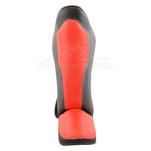 Espinilleras Profesionales de Cuero, Ligeras y Resistentes a Impactos, para Entrenamiento, Equipo Deportivo de Alta Protección y Densidad - Product Image 2