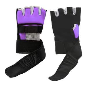 Boxing Kickboxing Muay Thai Training Inner <b>Gloves</b> With Wrist Protection Wraps Youth Cotton Elastic Gel Padded Quick Hand Wraps - Product Image 1