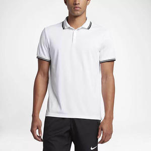 Chemise à manches courtes en coton noir pour homme PIHA SPORTS, couleur unie, tricot piqué, anti-rides, séchage rapide, style décontracté - Product Image 4