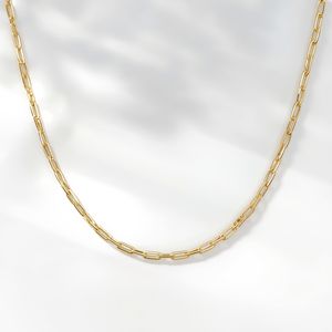 Cadena de Oro Sólido de 14K, Cadena Cubana Delgada, Cadena de Oro Real, Joyería Fina Unisex, Fabricante OEM - Product Image 2