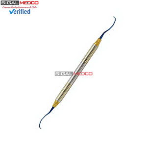 Curettes dentaires Gracey 11/12 à double extrémité, pointe en titane, instrument dentaire en acier inoxydable allemand pour détartrage parodontal et racinaire - Product Image 5