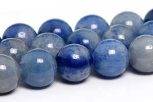 Perles d'aventurine bleue de qualité supérieure, perles rondes en vrac, 4MM 6MM 8MM 10MM, options de lots en gros - Product Image 5