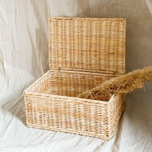 Good price natural rattan box <b>for</b> <b>storage</b> & <b>decoration</b> highest quality eco-friendly organizer <b>boxes</b> - Product Image 5