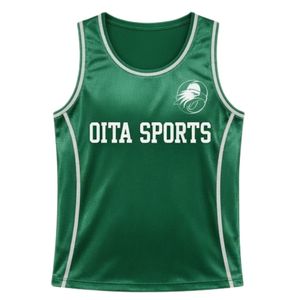 Conjunto de Uniforme de Boxeo Verde para Hombre, Jersey sin Mangas y Pantalones Cortos, Ropa Deportiva para Entrenamiento de Combate, Ropa de Competición - Product Image 3