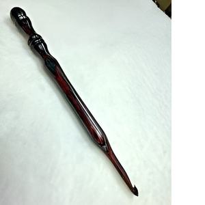 Custom Logo Resin Wood Hybrid <b>Crochet</b> <b>Hook</b> Ergonomic Design Knitting Needle Wholesale Luxury Weaving Tool for Artisan Yarn Shops - Product Image 4