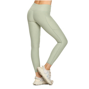 Leggings de yoga pour femmes, design personnalisé, spandex-polyester, extensibles dans quatre directions, antibactériens, avec cordon de serrage, pour l'entraînement - Product Image 1