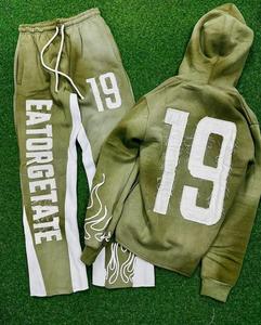 Conjunto de Chándal con Capucha Extra Grande Personalizado para Hombre, Conjunto de Sudadera y Pantalones Deportivos de Primera Calidad, Fabricante OEM - Product Image 6