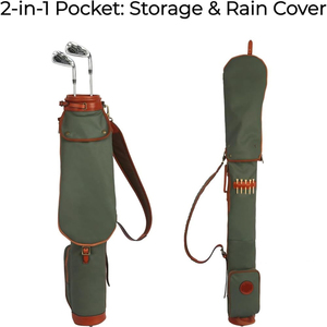 Bolsas de Golf de Cuero y Nailon de Alta Calidad con Colores Personalizables y Logotipo, con Correas para el Hombro, Marca Privada, Precio Económico - Product Image 6