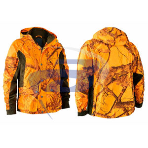 Vestes de chasse orange haute visibilité pour hommes, camouflage, respirantes, imperméables, coupe-vent, pour l'hiver, unisexes - Product Image 3