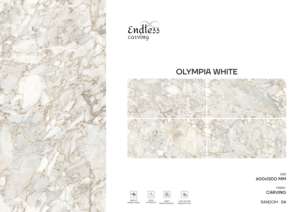 Azulejos de porcelana de talla grande de formato prémium contemporáneo, tamaño 600X1200, azulejos de lujo para sala de estar, cocina, baño y pared. - Product Image 2