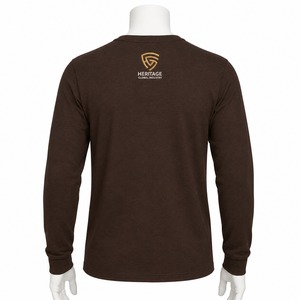 Premium Quality Thermal Long Sleeve Tee Soft Insulated <b>Base</b> <b>Layer</b> For Cold Weather Outdoor Sports And Casual Wear - Product Image 3