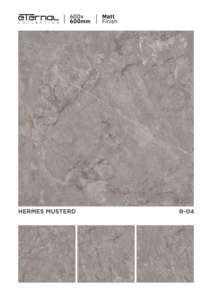 Solución de suelo de porcelana mate con diseño de tallado técnico de 60x60 cm que ofrece una superficie con tacto esculpido y un piso interior contemporáneo. - Product Image 3