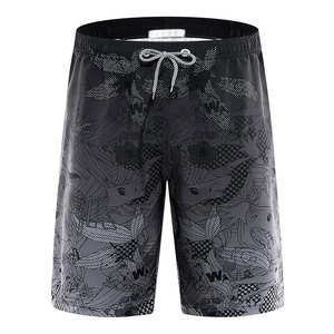 High Quality <b>Men</b> Swim <b>Trunks</b> Stretch Fabric Quick Dry Swim Shorts <b>for</b> Beach Trendy <b>Men</b> Swim Shorts Tropical Print - Product Image 1