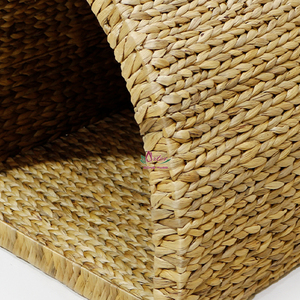Casa Ecológica para Mascotas de Pasto Marino, Villa Tejida Natural y Confortable para Perros y Gatos - Product Image 6