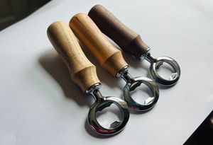 Vintage Rectangular Wooden Bottle <b>Opener</b> Keychain Imprint Mark Magnetic Wall Hanging Dishwasher Safe Stainless - Product Image 3