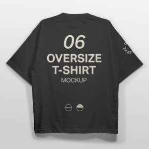 T-shirt Homme Oversize Tendance 2026 en Coton Lourd 300g avec Logo Personnalisé et Épaules Tombantes - Product Image 5