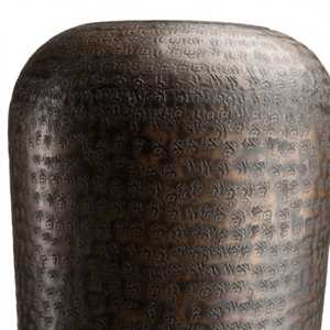 Perfect Decor Exclusive Design Handmade Modern Tabletop <b>Vase</b> Black Gold Crackle Finish Metal Decorative <b>Bowl</b> Wedding Centerpiece - Product Image 5