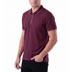 เสื้อเชิ้ตทำงานผู้ชาย สีพื้น ทรงปกติ รับทำโลโก้ ระบายอากาศได้ดี ผ้าถัก คอปกพับได้ ยูนิเซ็กซ์ ขายส่ง ลำลอง รับผลิตแบบ OEM - Product Image 2