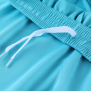 Camiseta de Fútbol para Hombre, Cuello en V, Color Turquesa, Manga Corta, Impresión Sublimada, Absorbe la Humedad, Corte Regular, para Deportes de Verano - Product Image 6