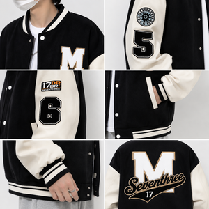 Chaqueta Bomber Casual de Marca de Moda con Cuello Alto y Estampado de Corazones para Hombre y Mujer, Ajuste Holgado, Ideal para Verano y Adolescentes - Product Image 6