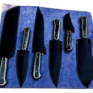 Juego de Cuchillos de Cocina Personalizados para Uso Diario, para Cocinar en Casa y Preparar Comida en Restaurantes, con Mangos Equilibrados y Hojas de Corte - Product Image 1