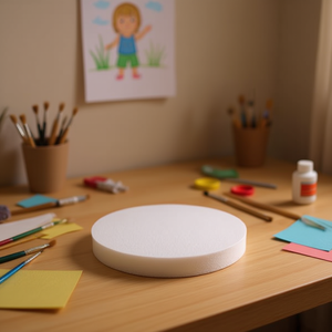 Foglio di Polifoam Rotondo da 30cm per Progetti Fai-da-Te e Opere d'Arte - Product Image 3