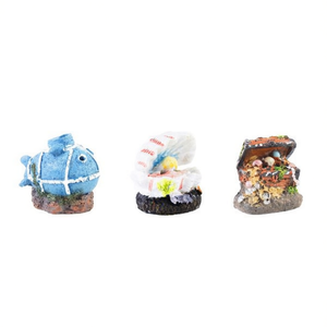 Cofre del Tesoro de Resina con Rocas para Decoración de Acuarios - Product Image 2
