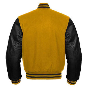 Veste universitaire pour homme personnalisable avec logo OEM, design vierge, patch en chenille, streetwear, broderie en cuir, vestes universitaires de baseball - Product Image 5