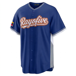 Maillot de baseball d'été style gros volume, design classique inspiré des équipes, logo personnalisé, numéro de joueur, sublimation - Product Image 1