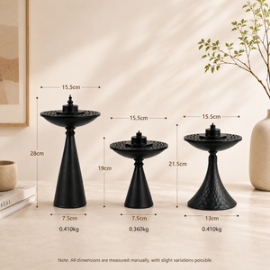 Modern Matte Black Metal Bakhoor Burner Arabic Incense Holder Luxury <b>Oud</b> Burner Ramadan Home Decor Stand - Product Image 6