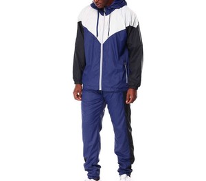 Conjunto Deportivo de Alta Calidad para Hombre, Chaqueta con Capucha y Pantalones 2 en 1, Diseño Impermeable de Peso Medio, Secado Rápido, para Otoño - Product Image 1