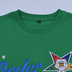 Camiseta de Cuello Redondo de Algodón Transpirable con Bordado de Alta Densidad y Logotipo Personalizado de Alta Calidad para Mujer - Product Image 2