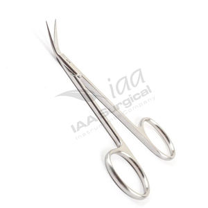 Ciseaux manuels en acier inoxydable de qualité médicale TC Gold Iris, 11,5 cm, instrument chirurgical de haute qualité, tranchant, ensemble d'instruments chirurgicaux CE - Product Image 2